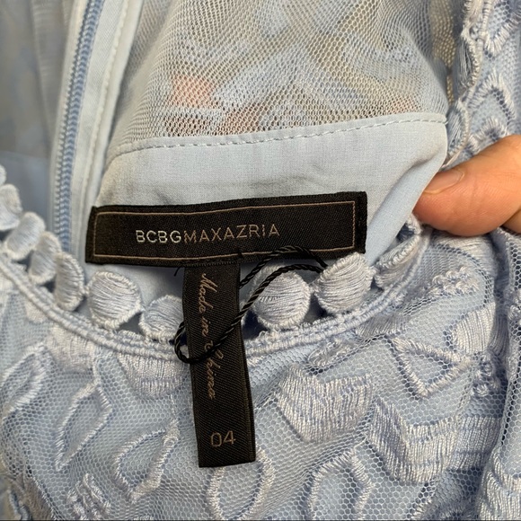 MWT BCBGMAXAZRIA Lace Crochet Maxi Dress Sz 4&10 - Picture 8 of 11